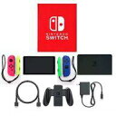 【中古】ニンテンドースイッチハード Nintendo Switch本体(有機ELモデル)カラーカスタマイズ/Joy-Con(L)ネオンピンク(R)ブルー/Joy...