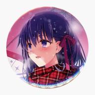 Fate レアルタ AJ 2014 モザイクアート缶バッジ イリヤスフィール Fate レアルタ AJ 2014 モザイクアート缶バッジ イリヤス