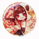 【中古】バッジ・ピンズ 天月-あまつき-(背景:黄色・オレンジ) 缶バッジ 「天月スペシャルライブ」 缶バッジガチャ景品