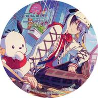 【中古】コースター 青柳冬弥＆ポチャッコ(feat.ポチャッコ/特訓後) ホログラムコースター 「プロジェクトセカイ カラフルステージ!feat. 初音ミク×サンリオキャラクターズ×animate cafe」 メニュー注文＆グッズ購入特典