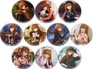 【中古】バッジ・ピンズ 全10種セット 缶バッジ 「STEINS；GATE ALARM WEBくじ 時限調和のタイムピース..