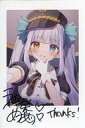 【中古】ポストカード 神楽めあ チェキ風直筆サイン入りポストカード 「バーチャルYouTuber 神楽めあ 誕生日記念2022」