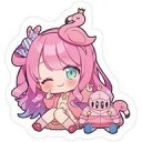 【中古】食玩 ステッカー・シール 姫森ルーナ 「ホロライブプロダクション チョコクランチ vol.1」