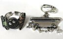 【中古】アクセサリー(非金属) ロック&ショック&バレル イヤーカフセット(片耳用/2個セット) Tim Burton’s The Nightmare Before Christmas 「ナイトメアー・ビフォア・クリスマス」 ディズニーストア限定(3)