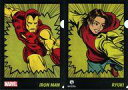 【中古】クリアファイル アイアンマン&RYUKI A4クリアファイル 「Happyくじ MARVEL | MAZZEL」 H賞