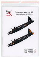 【中古】塗料・工具 1/72 ”捕獲されたウィンピー” #1 鹵獲された ビッカース ウェリントン Mk.IV Z1277 デカール [TRMED72030]