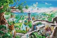 【新品】パズル モーニングワールド 「ウインドミルガーデンストーリー」 キャンバス風ペーパージグソ..