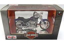 【中古】ミニカー 1/18 2001 FXSTS Springer Softail(パープル) 「HARLEY-DAVIDSON MORTORCYCLE H-D...