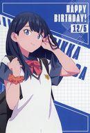 【中古】ポストカード 宝多六花 -SSSS.BIRTHDAY- オリジナルポストカード 「劇場版 グリッドマン ユニバース×AMO CAFE」 AMO CAFE WEBSHOP限定 対象商品購入特典