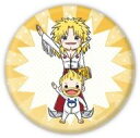 【中古】バッジ・ビンズ キャンチョメ&パルコ・フォルゴレ 「金色のガッシュ!! 完全版 缶バッジ 01.BOX1(グラフアートイラスト)」(3)