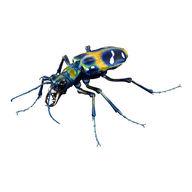 【中古】トレーディングフィギュア ハンミョウ(イエロー) 「いきもの大図鑑アドバンス オオキバウスバカミキリとハンミョウ」