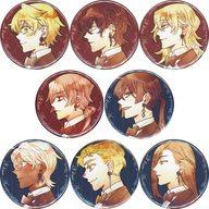 【中古】バッジ・ビンズ 全8種セット メンズだけ 缶バッジ 「e-STOREくじ 望月淳 画業20周年記念企画 PandoraHearts×ヴァニタスの手記 オ...