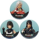 【中古】バッジ・ピンズ エルマ&リン&ラオ 76mm 缶バッジ 3個セット 「Switchソフト ゼノブレイドクロス ディフィニティブエディション」 アニメイト購入特典