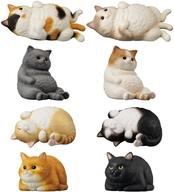 【中古】食玩 トレーディングフィギュア 全8種セット 「もっちりころりん♪ ねこ」
