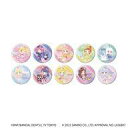 【新品】バッジ・ビンズ 【BOX】アイカツスターズ!×サンリオキャラクターズ トレーディングホログラム缶バッジ(57mm) 02.コラボイラスト(ミニキャラ)