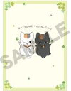 【中古】クリアファイル ニャンコ先生&黒ニャンコ(グリーン) A4シングルクリアファイル 「夏目友人帳」
