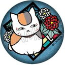 【中古】バッジ・ビンズ ニャンコ先生(和モダン/麻の葉紋様) 切り絵シリーズ キラキラ缶バッジ セレクションvol.1 「夏目友人帳」