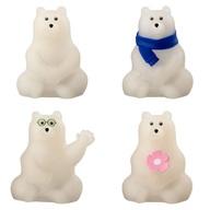 【中古】トレーディングフィギュア 全4種セット 「polar bear bank(ポーラーベアバンク) ぼんやりライトマスコット」のサムネイル