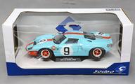 【中古】ミニカー 1/18 Ford GT40 Mk.1 Widebody 24h Le Mans Gulf #9(ライトブルー×オレンジ) [S1803001](3)
