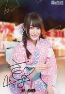 【中古】生写真(乃木坂46)/アイドル/けやき坂46 潮紗理奈/膝上・座り・印刷サイン入り/欅のキセキ/日向のアユミ イベント「避雷針」 賞品 オリジナルフォト