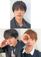 キャラカード 高橋恭平＆長尾謙杜＆藤原丈一郎(なにわ男子) NANIWA DANSHI TRADING CARD PACK 〜自らを撮りし者たち〜(EDITION3) 「CD アシンメトリー/Black Nightmare 通常盤」 対象店舗購入特典