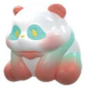【中古】トレーディングフィギュア 蜜桃薄荷-座り 「Toy Worth PANDUDU(パンドゥドゥ) ミニトレーディングフィギュア Vol.2」