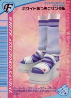 【中古】ラブ＆ベリー/フットウェアカード/2005秋コレクション 018-05A：ホワイトあつぞこサンダル
