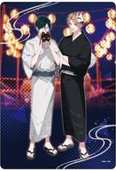 【中古】文房具その他 01.桐谷達成＆久遠稔世(夏祭りver.) 描き下ろしイラスト キャラクリアケース 「舌先から恋」