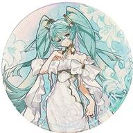 [중고] 배지 빈즈 하츠네 미쿠 feat. Yoneyama Mai 특대 캔 배지 [VOCALOID]