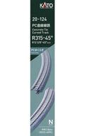 【新品】鉄道模型 1/150 PC曲線線路R315-45 (4本入) [20-124]