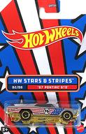【中古】ミニカー 1/64 ’67 PONTIAC GTO #76(グレー×レッド×ブルー) 「Hot Wheels HW STARS ＆ STRIPES」 [HDH32-D510]