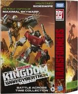 【中古】おもちゃ WFC-K42 SIDESWIPE ＆ MAXIMAL SKYWARP -サイドスワイプ＆マクシマルスカイワープ- 「トランスフォーマー ウォーフォーサイバトロン/キングダム」 TFジェネレーションズ BATTLE ACROSS TIME COLLECTION デラックスクラス