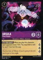 Disney Lorcana/L/Ametyst/英語版/The First Chapter 59/204：Ursula Power Hungry