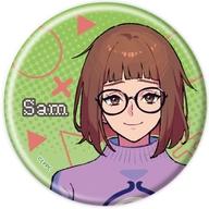 【中古】バッジ・ビンズ サム・ヤング 「Let’s Play クエストだらけのマイライフ 缶バッジ 01.公式イラスト」