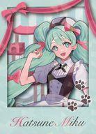 【中古】キャラカード 初音ミク(バストアップ) 特製カード 「VOCALOID 初音ミク TREE VILLAGE CAFE」 グッズ購入特典