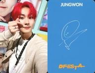 [중고] 컬렉션 카드(남성)/사진집[DICON D'FESTA Edition] 포토 카드 ENHYPEN/정원(JUNGWON)/뒷면 인쇄 사인들이/사진집[DICON D'FESTA Edition] 포토 카드