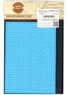 【新品】塗料・工具 スケールフリー アルファベット大文字デカール 高さ3mm 白色 タイプ1 [MH80052]