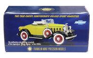 ミニカー 1/24 THE 1932 CHEVY CONFEDERATE DELUXE SPORT ROADSTER(イエロー×ブラック)