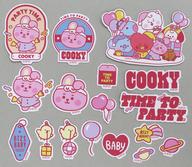 シール・ステッカー COOKY(ジョングク) モバイルデコステッカー ver.3 TIME TO PARTY 「BT21」