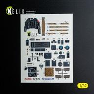【新品】塗料・工具 1/32 Ju87G 内装3Dデカール (ハセガワ用) [RSKK32047]