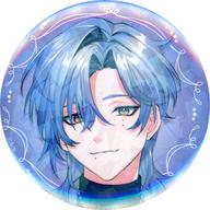 【中古】バッジ・ビンズ ミラン・ケストレル ホログラム缶バッジ 「バーチャルYouTuber にじさんじ みたらし団 Half Anniversary」