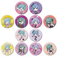 【新品】バッジ・ビンズ 【ボックス】デコミクLIVE starring 初音ミク『Hello』Produced by DECO*27 / OTOIRO ちびキャラ Art by ろづ希 トレーディンググリッター缶バッジ