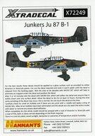 【中古】塗料・工具 1/72 Junkers Ju 87 B-1 デカール [X72249]