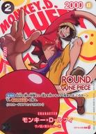 【中古】ONE PIECEカードゲーム/R/CHARACTER/ROUND1 プロモーションパック OP16-095[R]：モンキー・D・ルフィ(新規イラスト版)