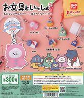 【中古】紙製品 ガチャ台紙 「お文具といっしょ めじるしアクセサリー 〜ばぶんぐなのです〜」