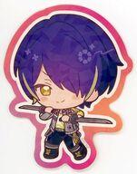 【中古】シール・ステッカー 仙石忍 「あんさんぶるスターズ!! Ensemble Stars!! Cast Live Starry Symphony-Superbloom-×animatecafe 描き起こしビジュアル シルキーステッカーコレクション Bグループ」