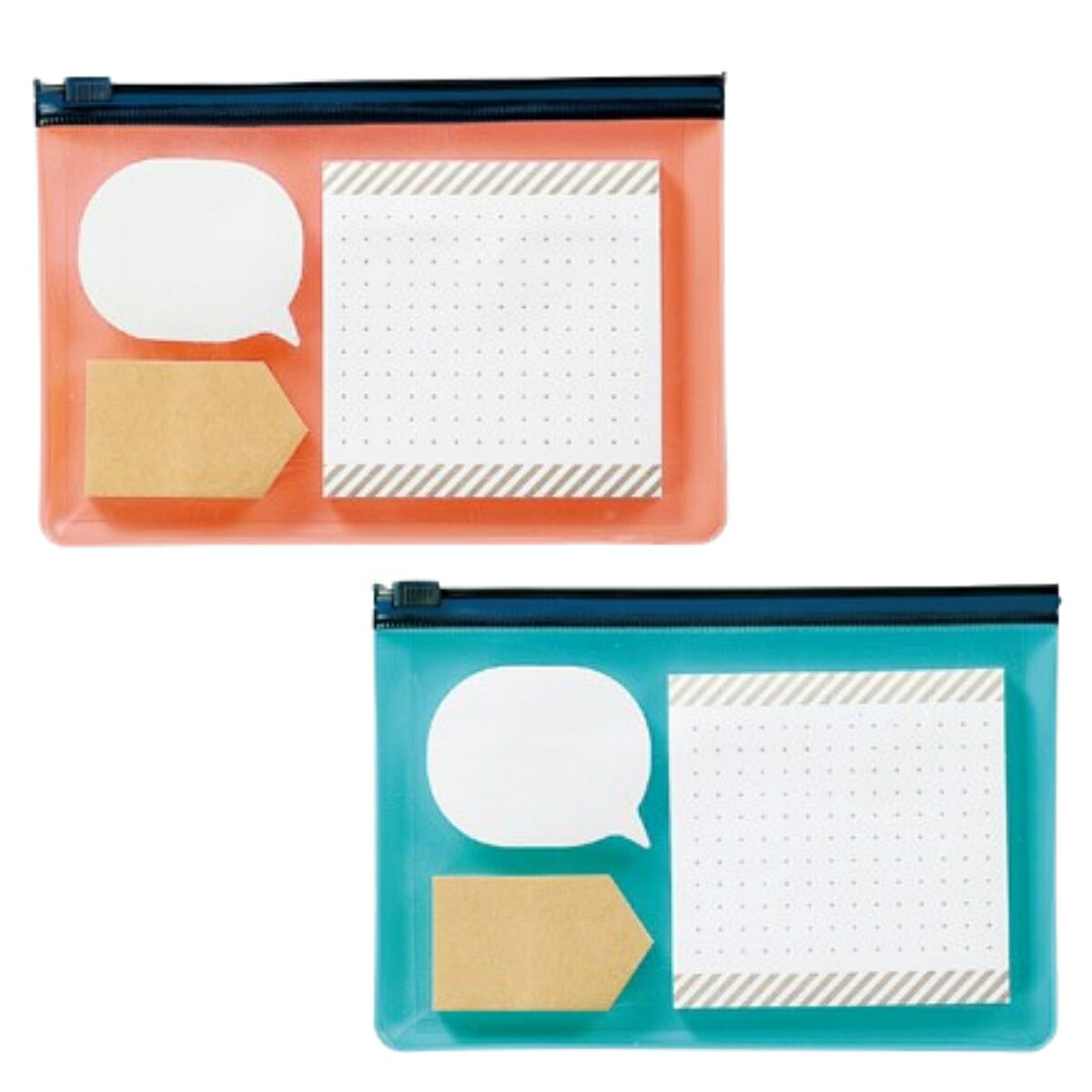 ポーチふせんセット ポーチは小物入れとしても使えます 色指定不可