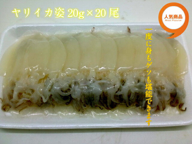 げそ付き すしねた 生食用 のせるだけ 刺身用 寿司ネタ 海鮮丼 手巻き寿司 ヤリイカ姿ｇ 枚 やりいか 誕生日プレゼント 下足付き