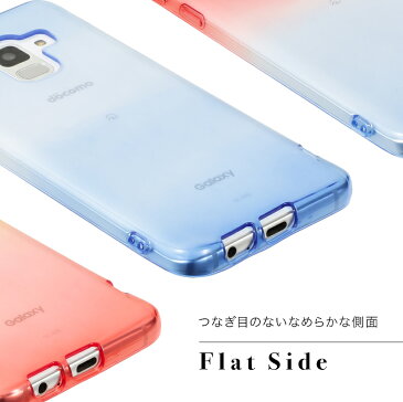 GALAXY FEEL2 ギャラクシー フィールツー ケース TPUグラデーション ケース シリコン 耐衝撃 吸収 カバー ソフトケース クリアケース スマホケース SC-02L