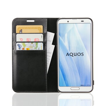 AQUOS sense3 AQUOS sense3 lite AQUOS sense3 basic SH-02M SHV45 SH-RM12 アクオス センス3 ケース 手帳型 本革レザー 手帳 耐衝撃 カバー スマホケース カード収納